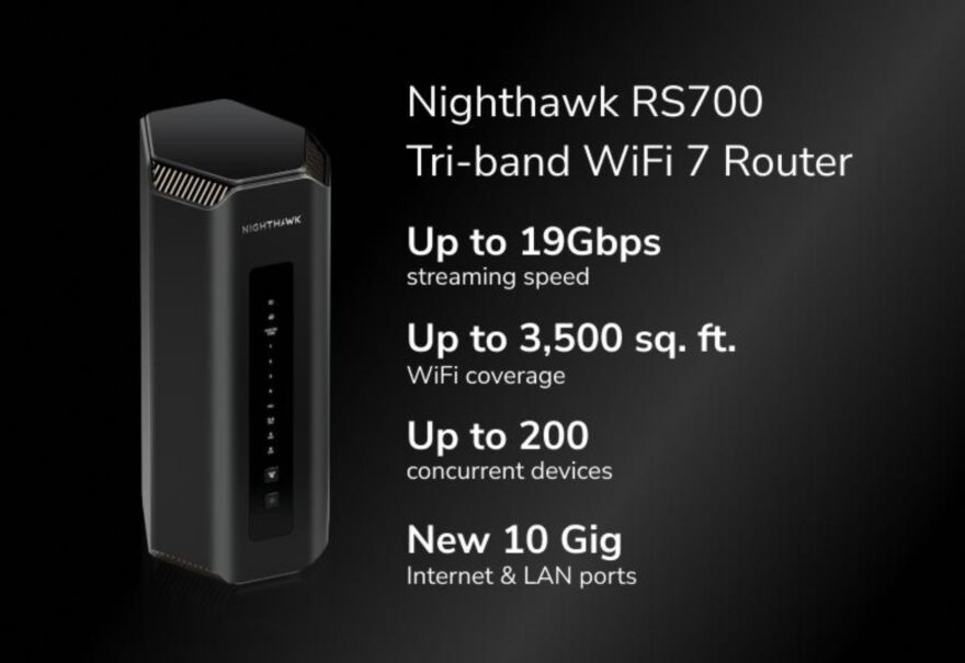 NETGEAR Reveals its First WiFi 7 Router, The Nighthawk RS700 - eTeknix