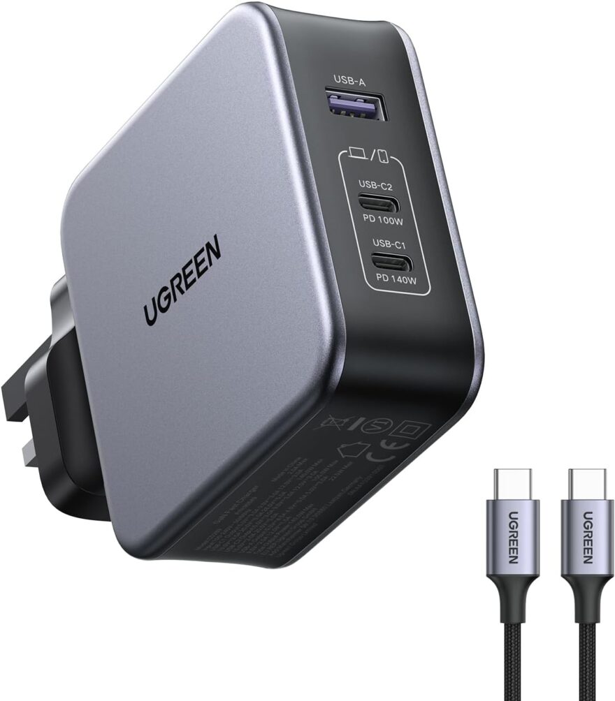 UGREEN 140W GaN Charger USB Type C PD3.1 Fast Charge For Macbook