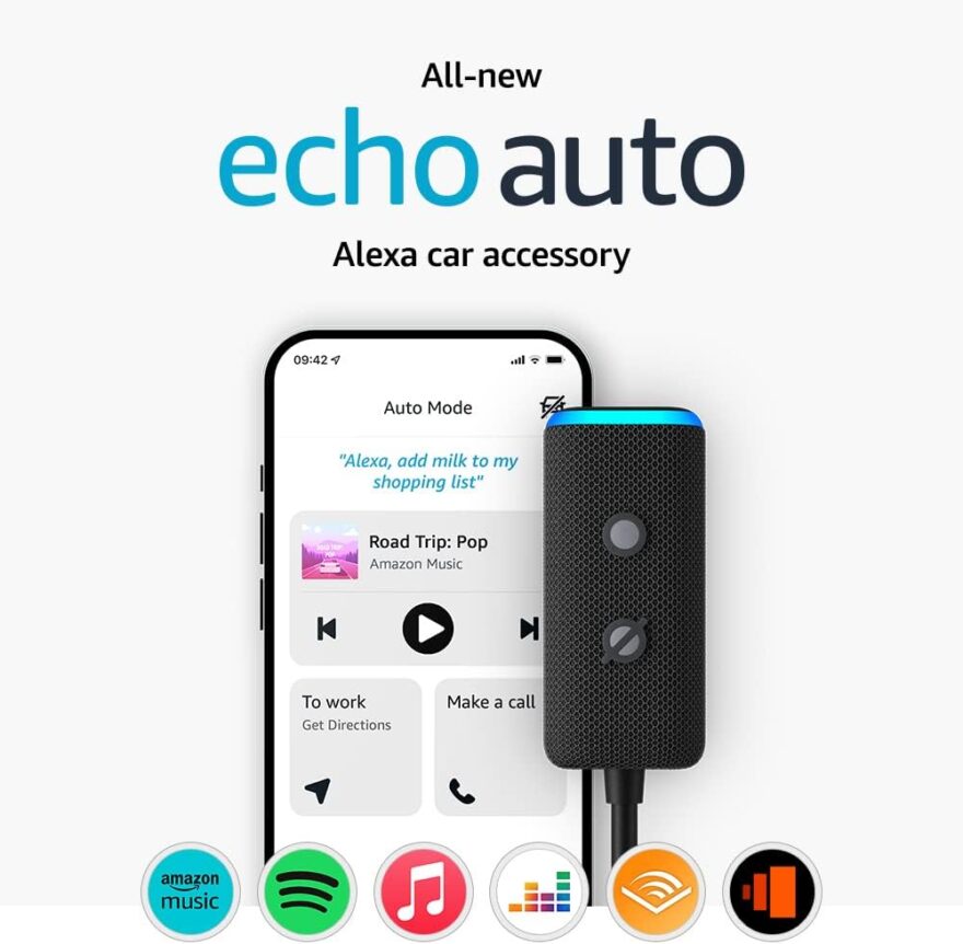 Echo Auto Alexa - Hands-free Alexa in your car with your phone