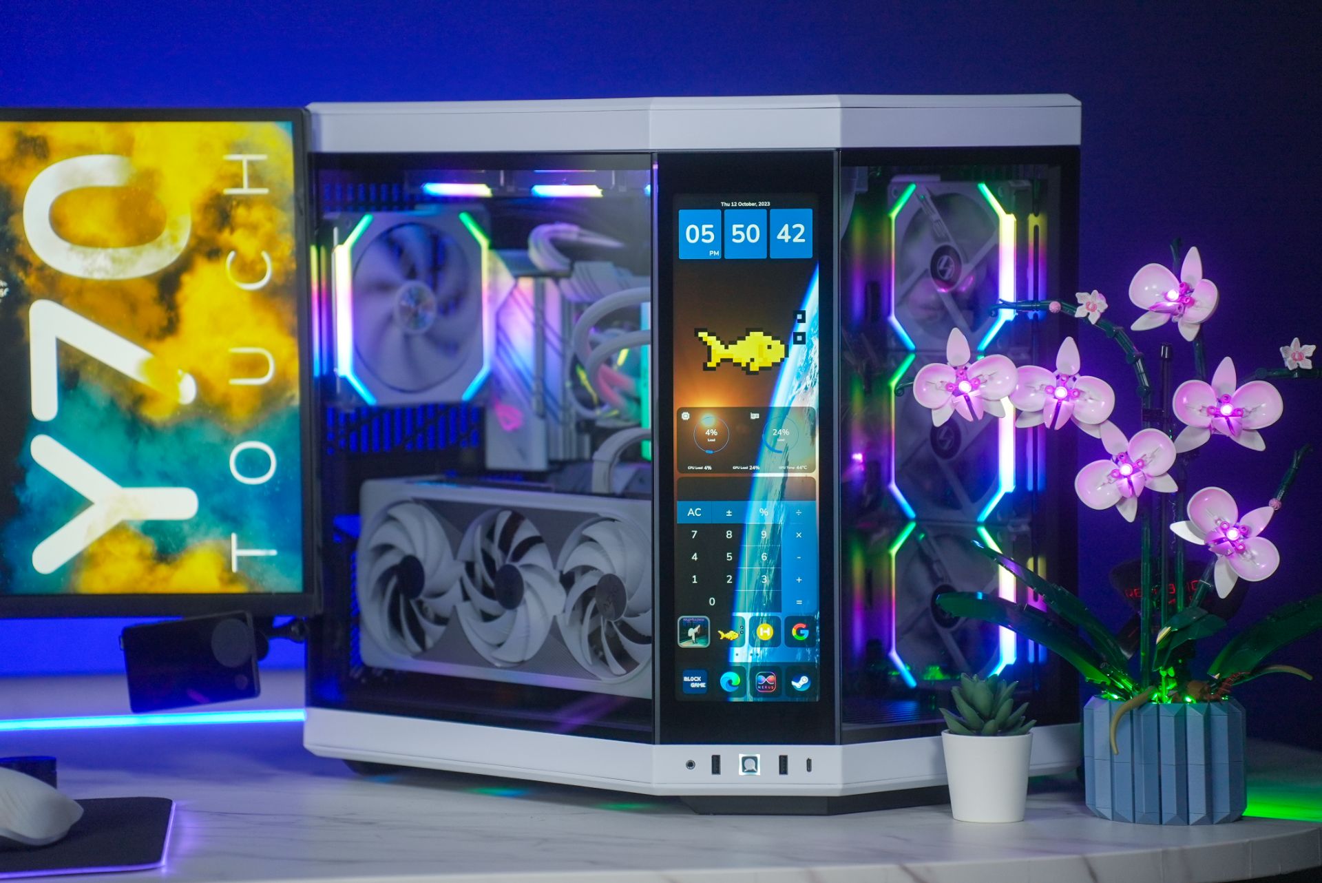 HYTE Releases Y70 Touch PC Case Featuring A Touch Screen - eTeknix