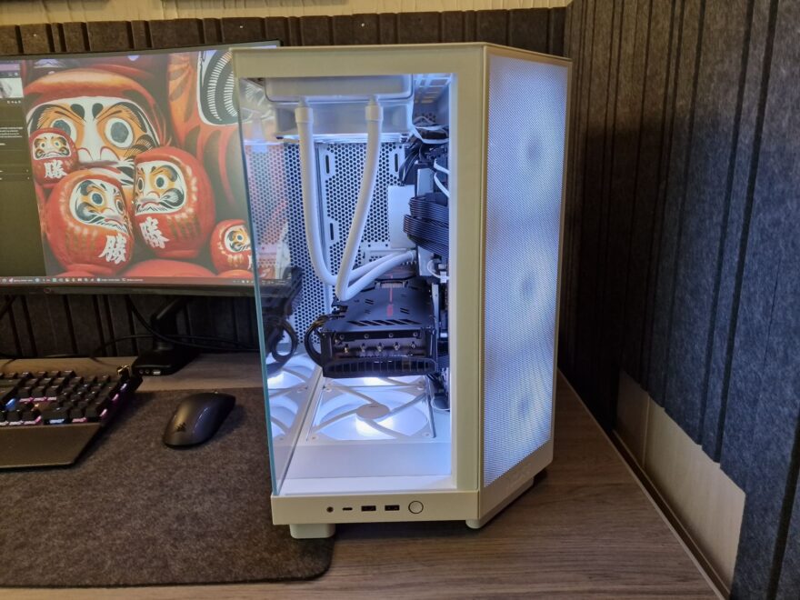 NZXT H6 Flow RGB White PC Case Review - eTeknix