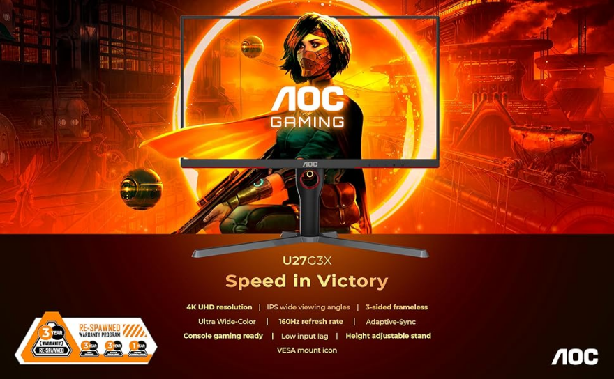 AOC GAMING U27G3X Gaming Monitor Review