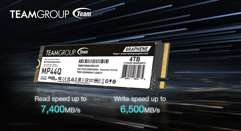 TEAMGROUP Launches New MP44Q M.2 PCIe 4.0 SSD